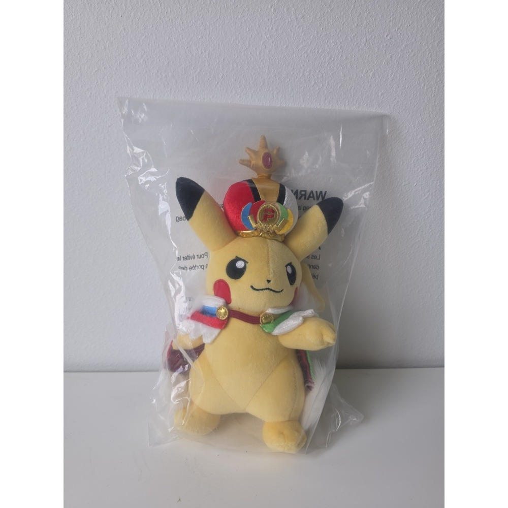 Pokemon Worlds Championships 2026 XP San Francisco Pikachu Crown Plush Exclusive